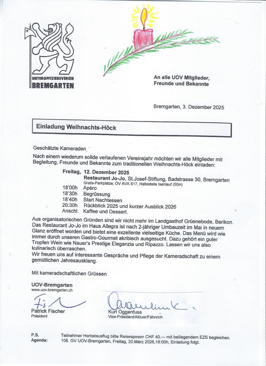 Einladung Weihnachten